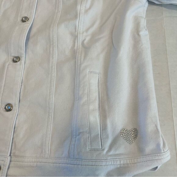 NWOT Quacker Factory Dream Jeannes Button Front Jacket | Size M - Picture 10 of 10